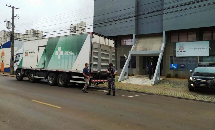 Sesa realiza força-tarefa neste final de semana para entrega de insumos que serão usados na vacinação contra a Covid-19