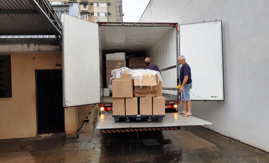 Sesa realiza força-tarefa neste final de semana para entrega de insumos que serão usados na vacinação contra a Covid-19