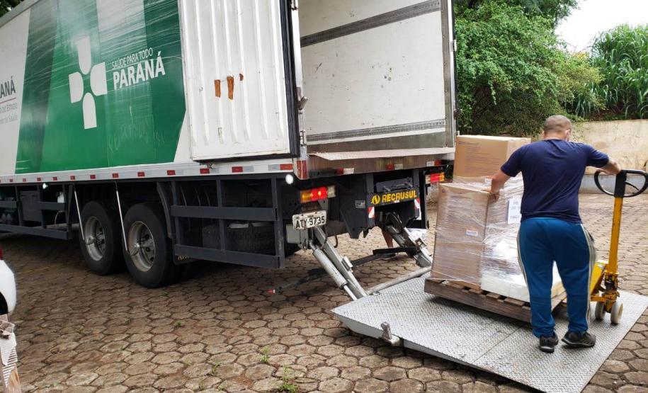 Sesa realiza força-tarefa neste final de semana para entrega de insumos que serão usados na vacinação contra a Covid-19