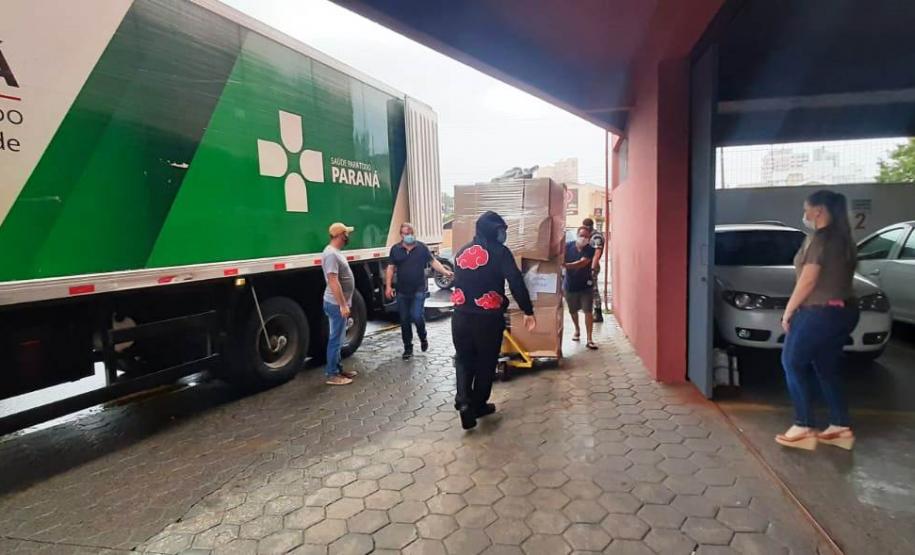 Sesa realiza força-tarefa neste final de semana para entrega de insumos que serão usados na vacinação contra a Covid-19