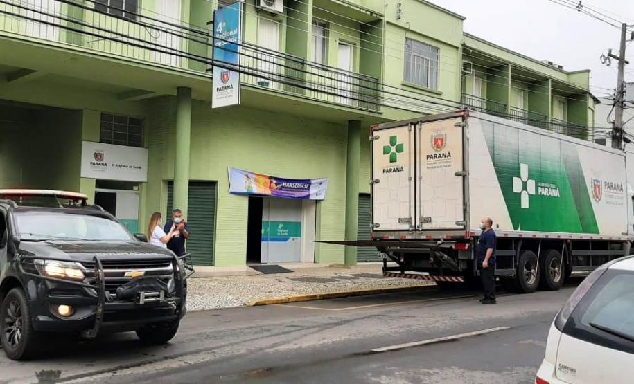 Sesa realiza força-tarefa neste final de semana para entrega de insumos que serão usados na vacinação contra a Covid-19