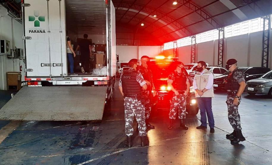 Sesa realiza força-tarefa neste final de semana para entrega de insumos que serão usados na vacinação contra a Covid-19