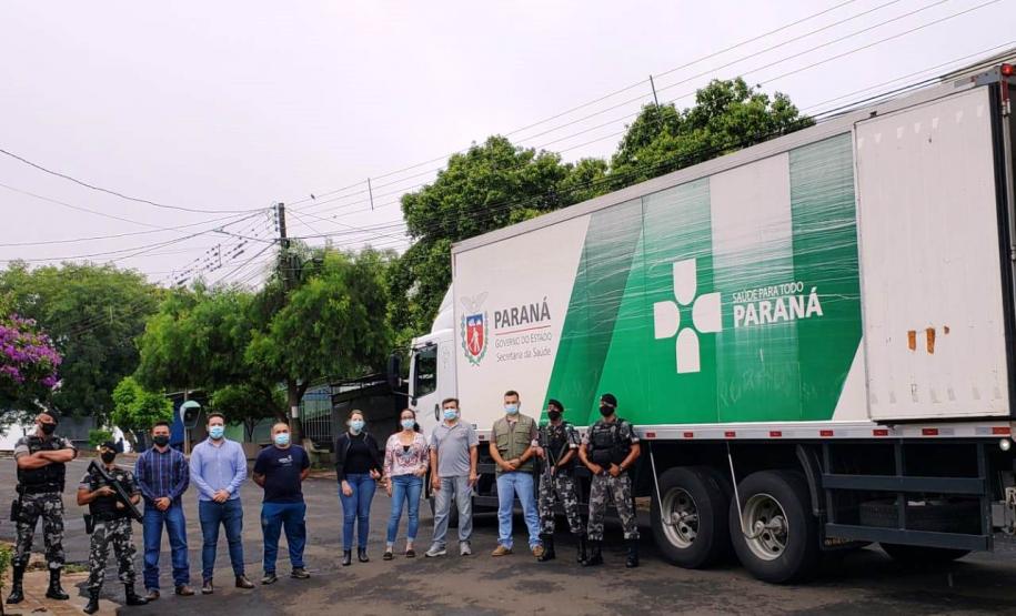 Sesa realiza força-tarefa neste final de semana para entrega de insumos que serão usados na vacinação contra a Covid-19