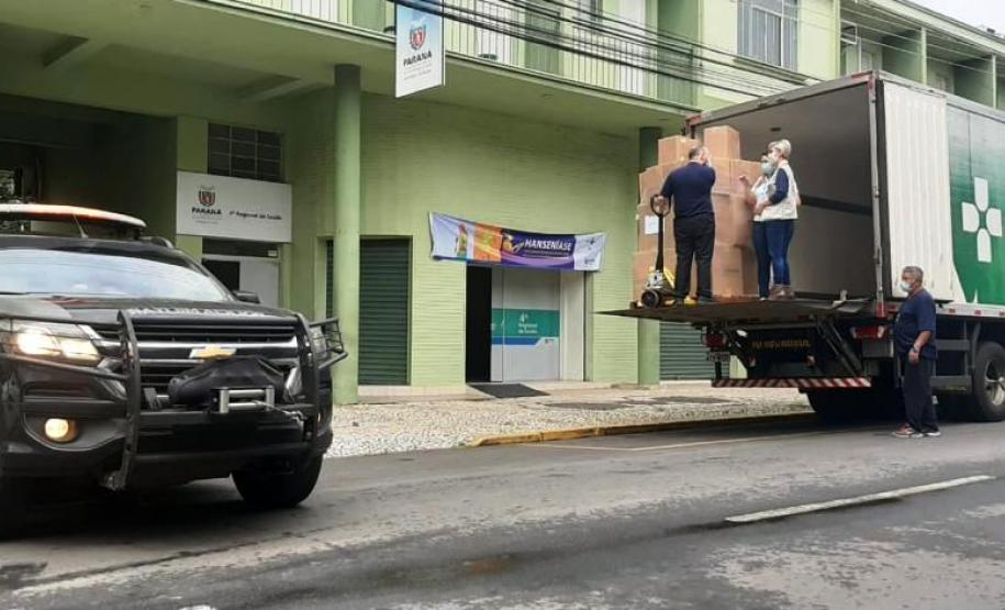 Sesa realiza força-tarefa neste final de semana para entrega de insumos que serão usados na vacinação contra a Covid-19