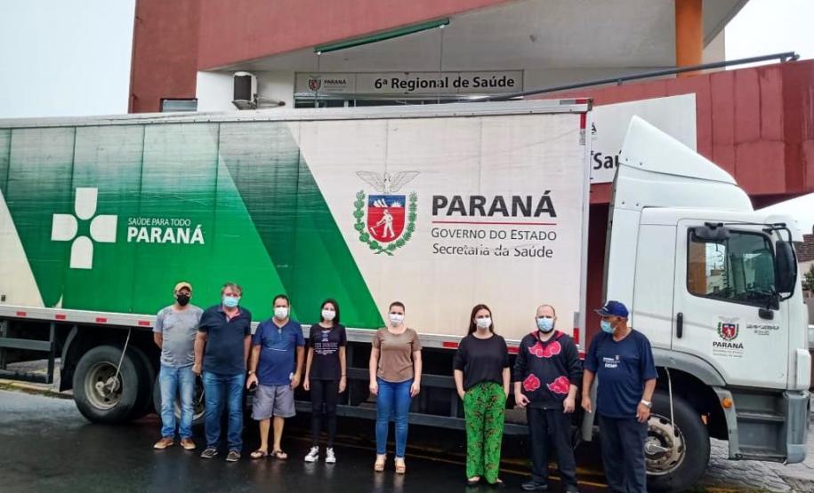 Sesa realiza força-tarefa neste final de semana para entrega de insumos que serão usados na vacinação contra a Covid-19