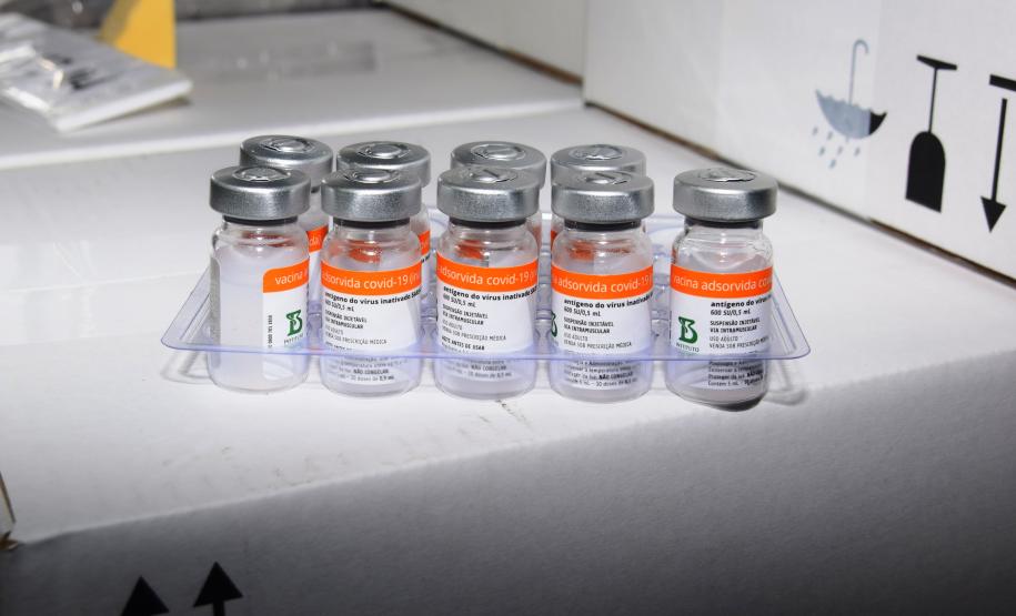 Paraná recebeu neste sábado mais 240,4 mil doses da vacina contra a Covid-19