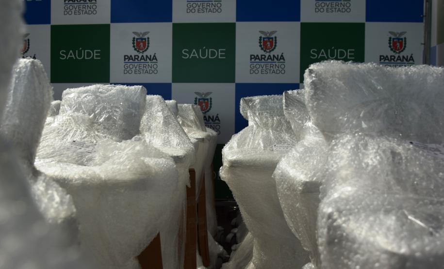 Saúde recebe equipamentos que podem viabilizar até 70 novos leitos de UTI no Paraná