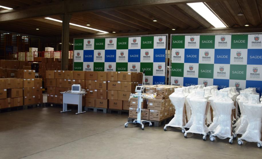 Saúde recebe equipamentos que podem viabilizar até 70 novos leitos de UTI no Paraná