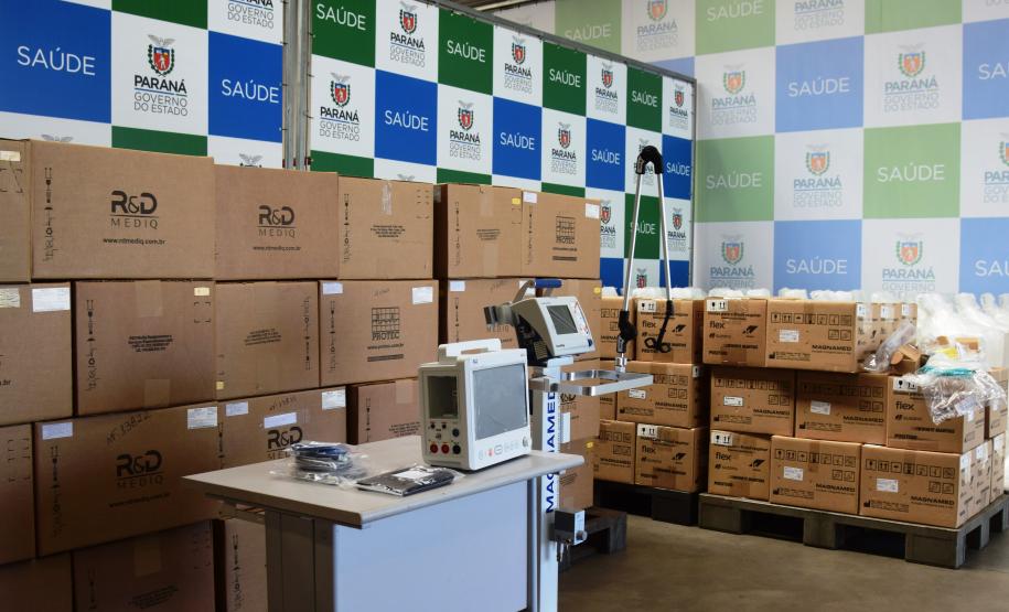 Saúde recebe equipamentos que podem viabilizar até 70 novos leitos de UTI no Paraná