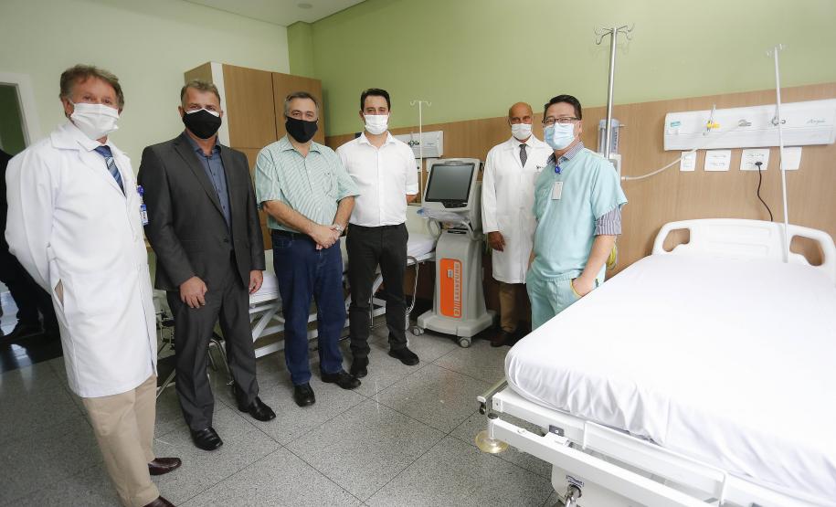 Governo inaugura 52 novos leitos de UTI para Covid-19 em Campo Largo