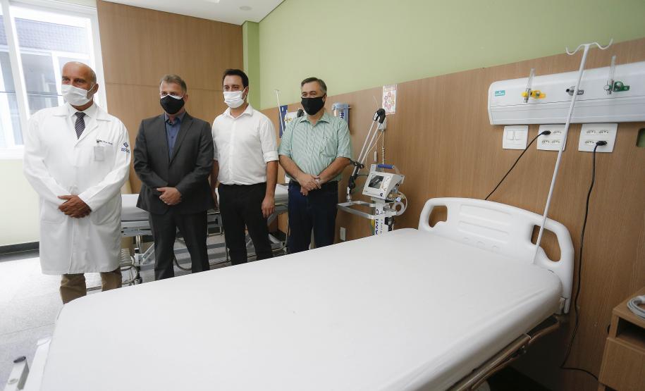 Governo inaugura 52 novos leitos de UTI para Covid-19 em Campo Largo