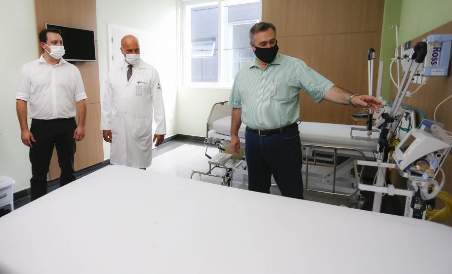 Governo inaugura 52 novos leitos de UTI para Covid-19 em Campo Largo