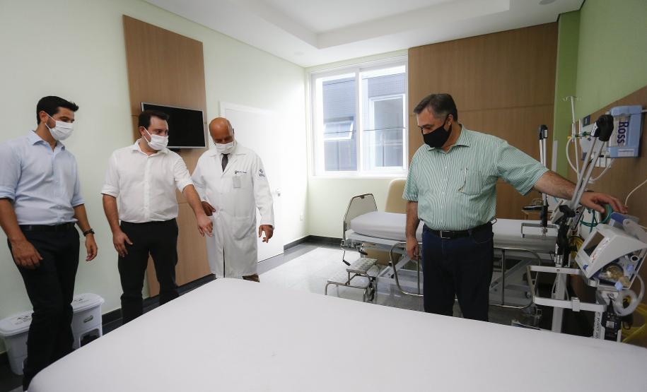 Governo inaugura 52 novos leitos de UTI para Covid-19 em Campo Largo