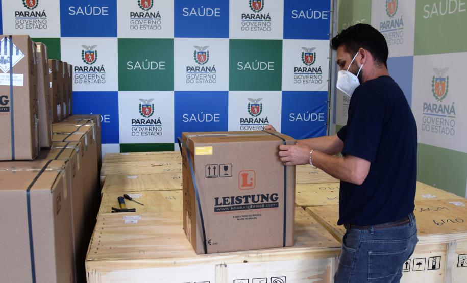 Sesa recebe 37 ventiladores doados pelo Sistema Ocepar