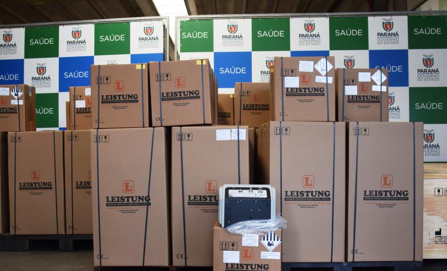 Sesa recebe 37 ventiladores doados pelo Sistema Ocepar