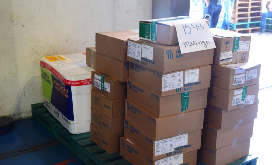 Saúde distribui medicamentos de kit de intubação para 31 hospitais do Paraná