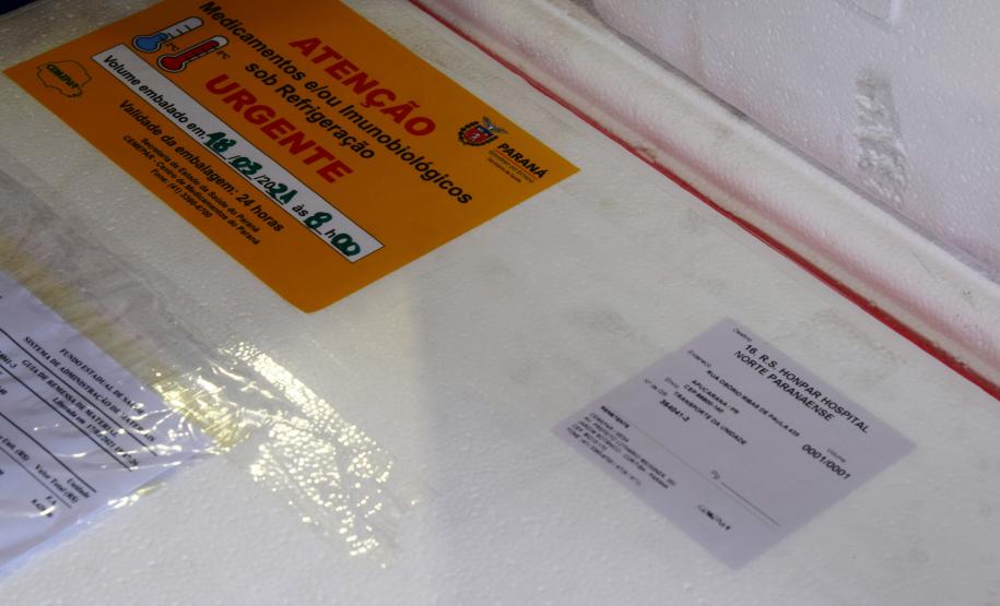 Saúde distribui medicamentos de kit de intubação para 31 hospitais do Paraná