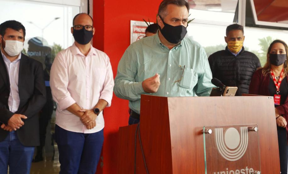 Saúde anuncia novos leitos no HUOP e em cidades pequenas do Oeste