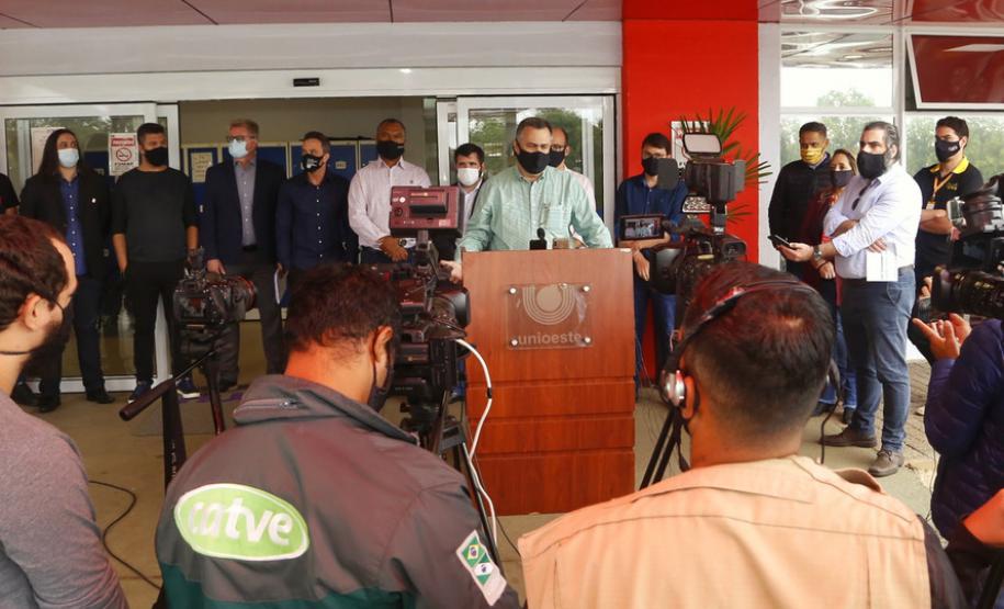 Saúde anuncia novos leitos no HUOP e em cidades pequenas do Oeste