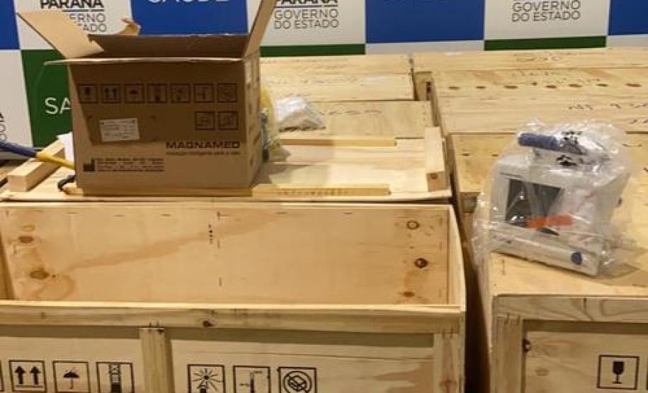 Klabin doa mais 15 respiradores com monitores ao Paraná