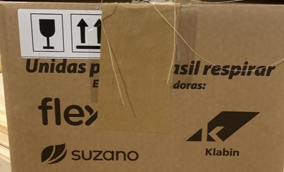 Klabin doa mais 15 respiradores com monitores ao Paraná