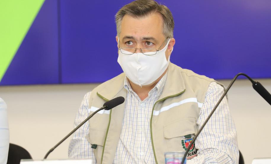 Secretário estadual de Saúde, Beto Preto