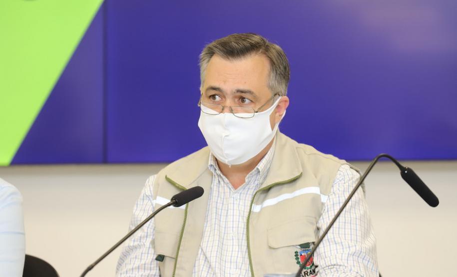 Secretário estadual de Saúde, Beto Preto