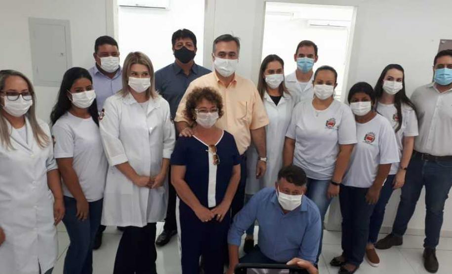 Vacinação contra a Covid-19 em Sertaneja.