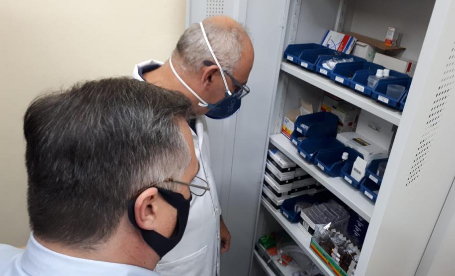 Secretário vistoria hospital em Tibagi