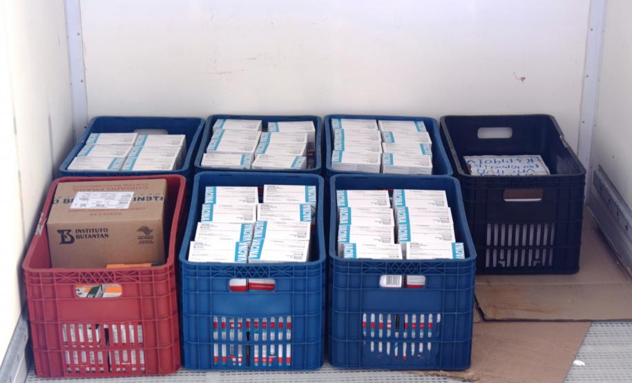 Estado distribui mais 205 mil vacinas contra a Covid-19; veja divisão por regional