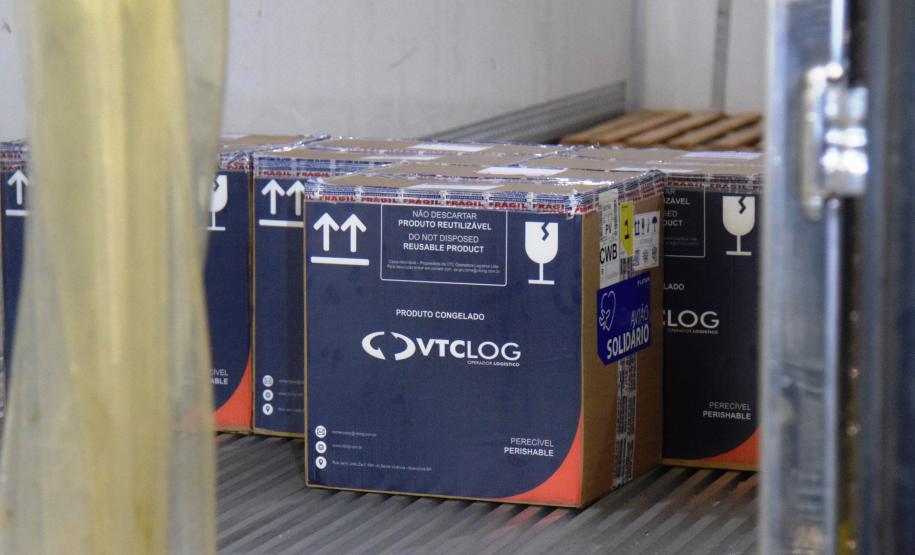 Primeiro lote com vacinas da Pfizer chega ao Paraná; doses ficarão no Cemepar até quarta