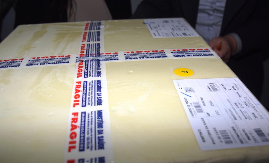 Primeiro lote com vacinas da Pfizer chega ao Paraná; doses ficarão no Cemepar até quarta