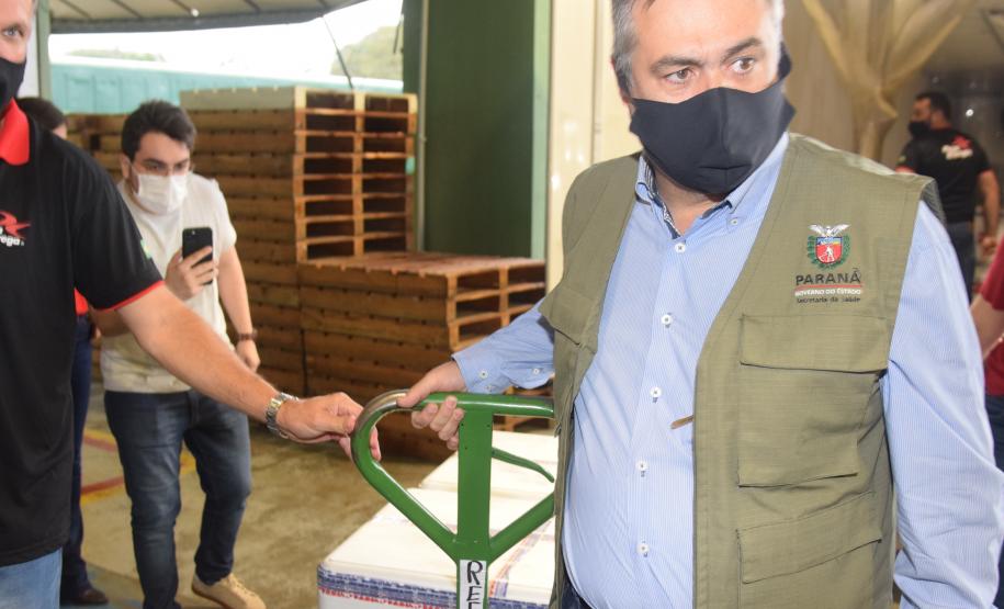 Mais 242 mil vacinas contra a Covid-19 chegam ao Paraná