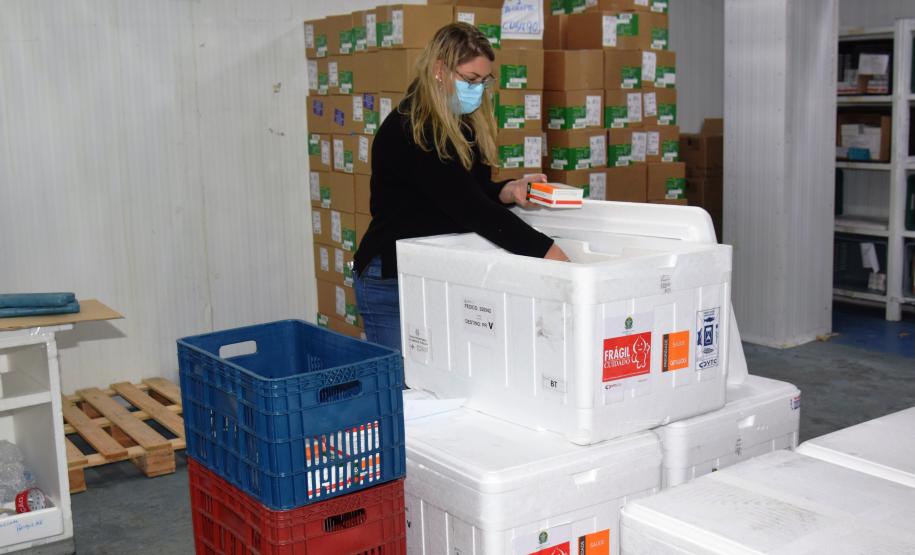 Paraná recebe novas doses da Coronavac e inicia logística para distribuir 367 mil vacinas