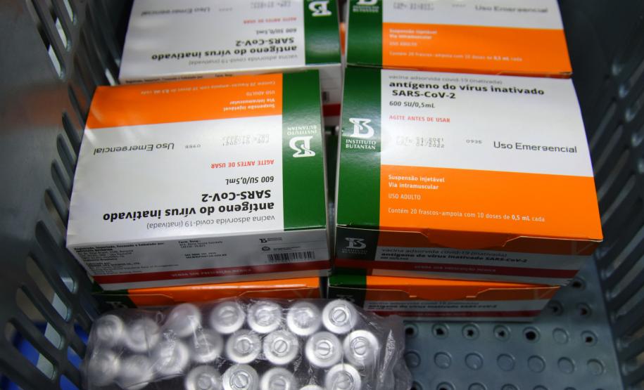 Paraná recebe novas doses da Coronavac e inicia logística para distribuir 367 mil vacinas