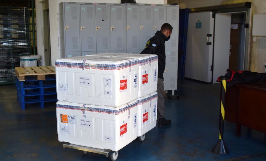 Paraná recebe novo lote com 244,8 mil vacinas contra a Covid-19