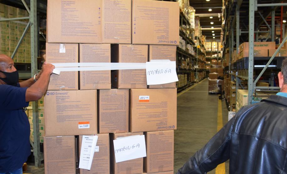 Sesa envia mais de 2,3 milhões de seringas para a vacinação nos municípios