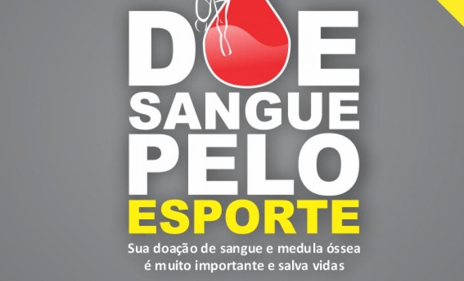 Campanha “Doe Sangue pelo Esporte” é lançada pelo Hemepar