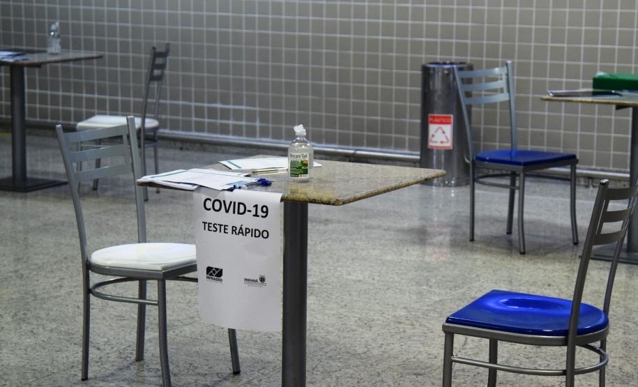 Paraná realiza estratégia de testagem para Covid-19 no aeroporto internacional Afonso Pena