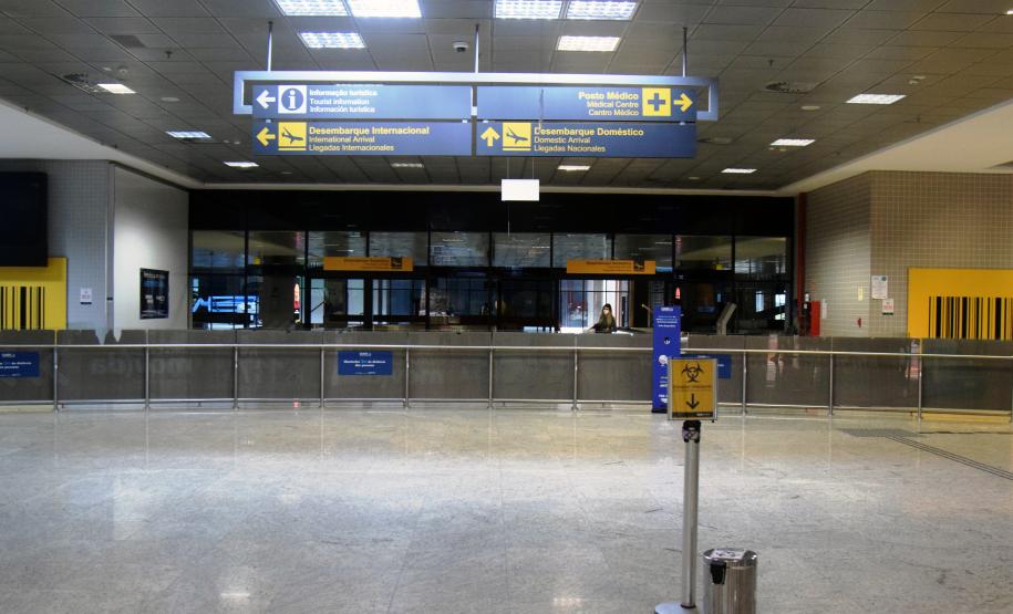 Paraná realiza estratégia de testagem para Covid-19 no aeroporto internacional Afonso Pena