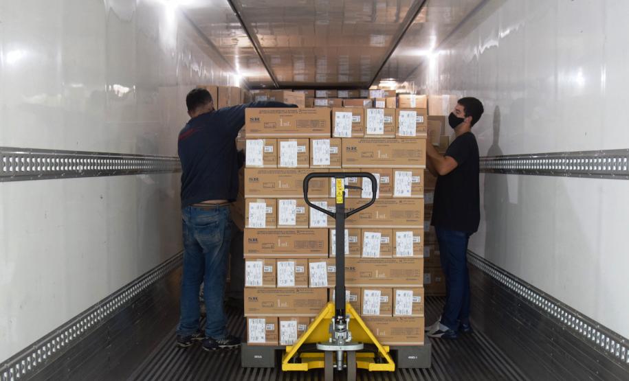 Sesa prepara remessa de mais de 2 milhões de seringas e agulhas para a vacinação da Covid-19
