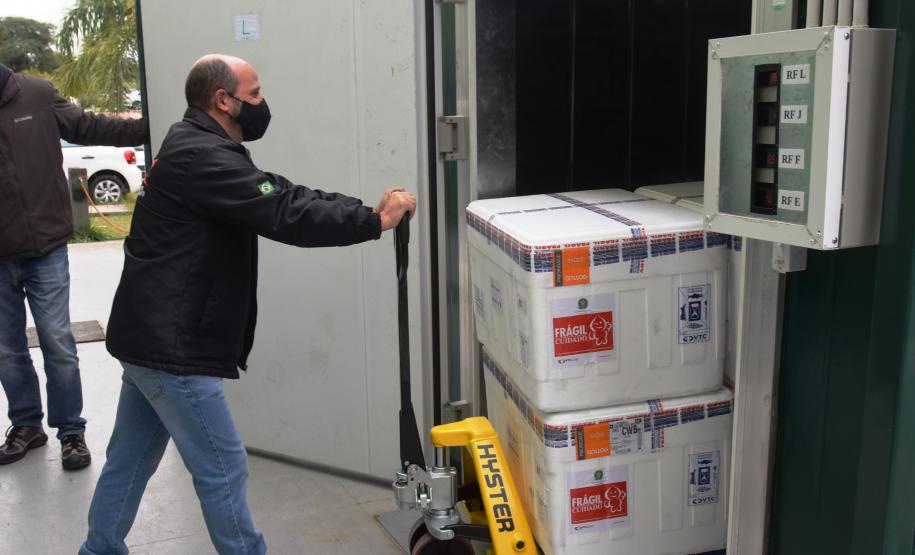 Paraná recebe 234 mil vacinas contra a Covid-19; doses da Pfizer vão para os 399 municípios