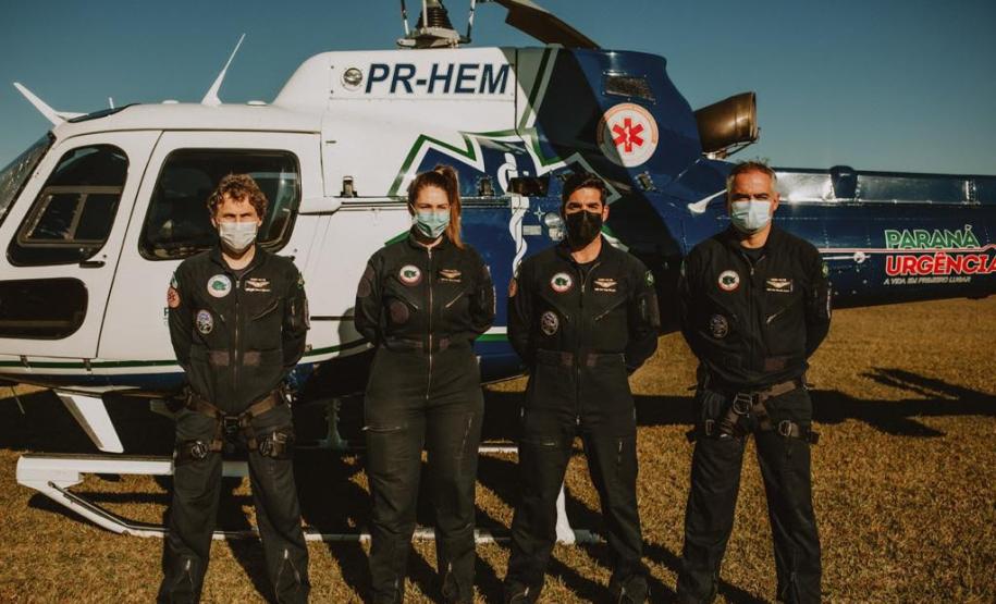 Sesa realiza curso para profissionais que atuam nos helicópteros de resgate do Estado
