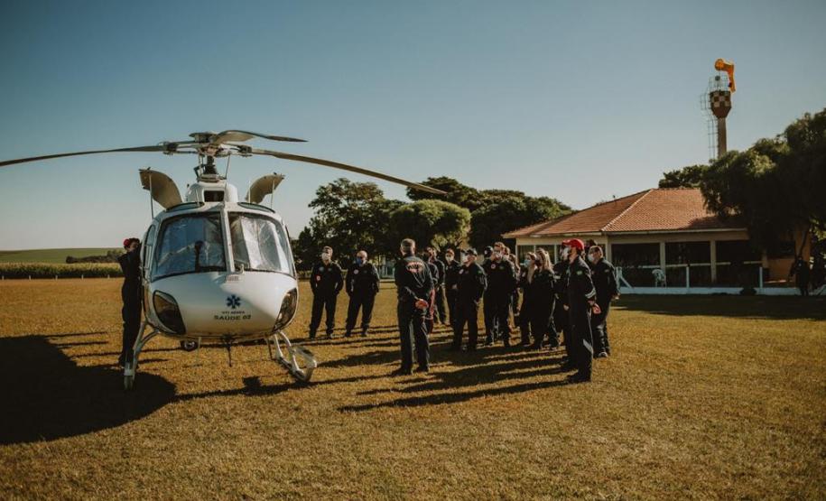 Sesa realiza curso para profissionais que atuam nos helicópteros de resgate do Estado