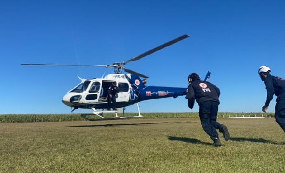 Sesa realiza curso para profissionais que atuam nos helicópteros de resgate do Estado