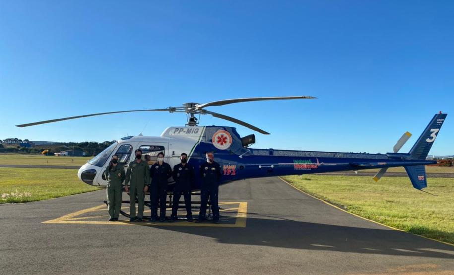 Sesa realiza curso para profissionais que atuam nos helicópteros de resgate do Estado