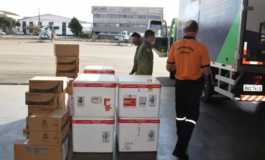 Força-tarefa do Governo do Estado envia vacinas e medicamentos para todas as Regionais de Saúde