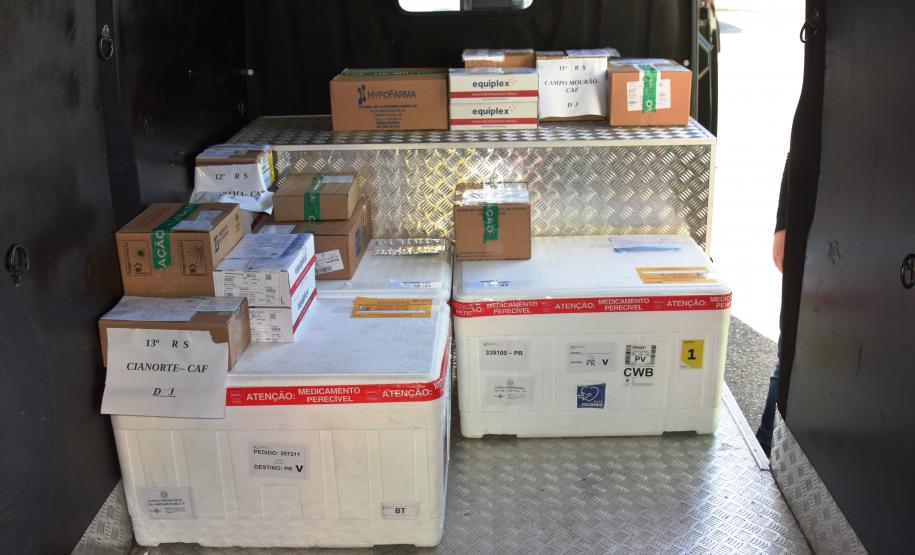 Governo completa distribuição das vacinas contra a Covid-19 da semana e envia mais medicamentos