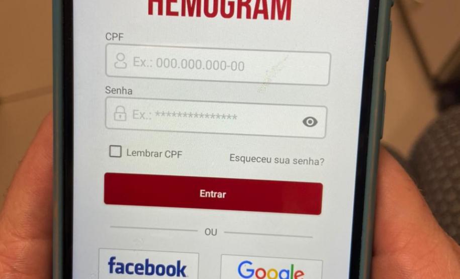 Hemepar lança nova versão de aplicativo para auxiliar na doação de sangue