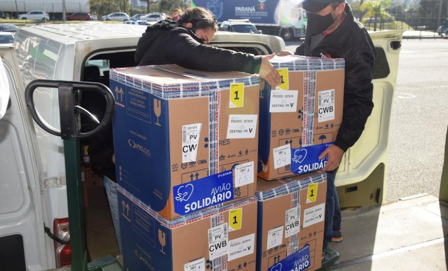 Ministério da Saúde confirma o envio de mais 453,7 mil doses de vacinas contra a Covid-19 ao Paraná